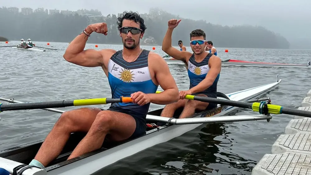 Martín Zócalo y Joaquín Vázquez, oro en el dos remos largos sin timonel