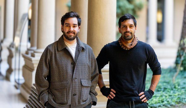 Los investigadores de Udelar, Agustín Chanes y Facundo Plenc