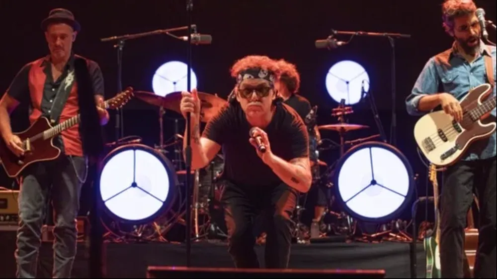 Calamaro, en su show de Tenerife.