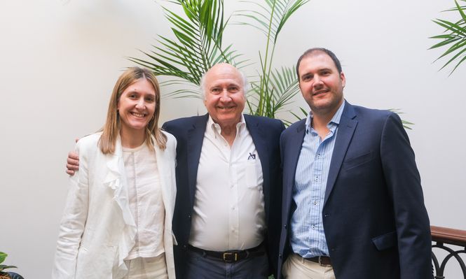 Micaela, Gustavo y Dante Iocco.&nbsp;