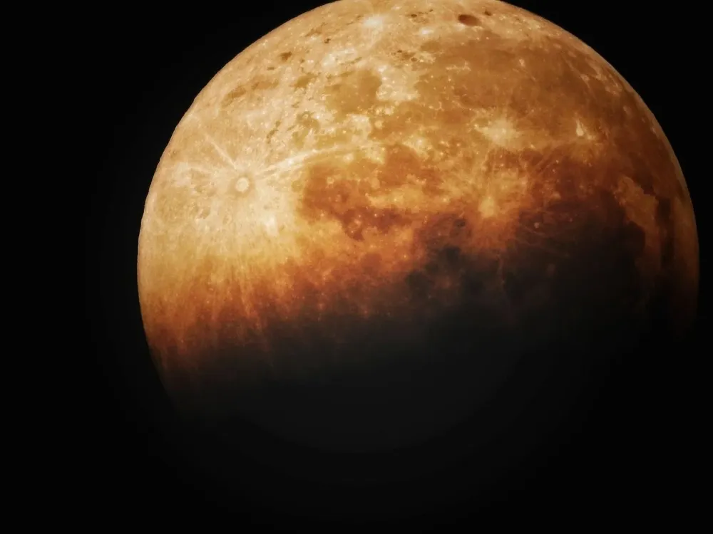 El eclipse registrado desde Florida.