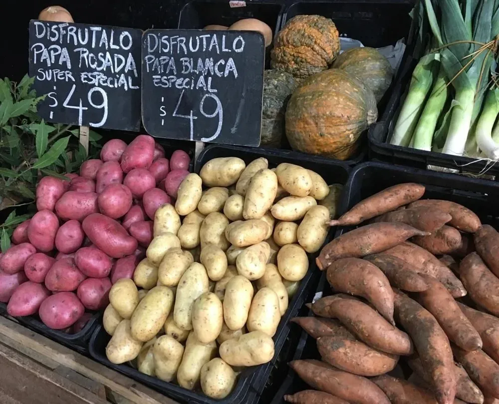 El precio de la papa este lunes.