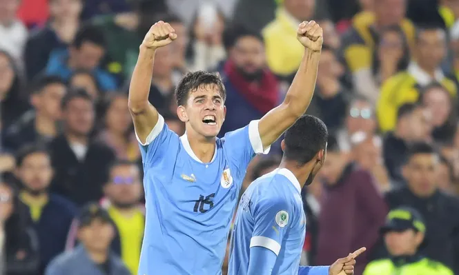 Facundo González, autor del gol ante Colombia