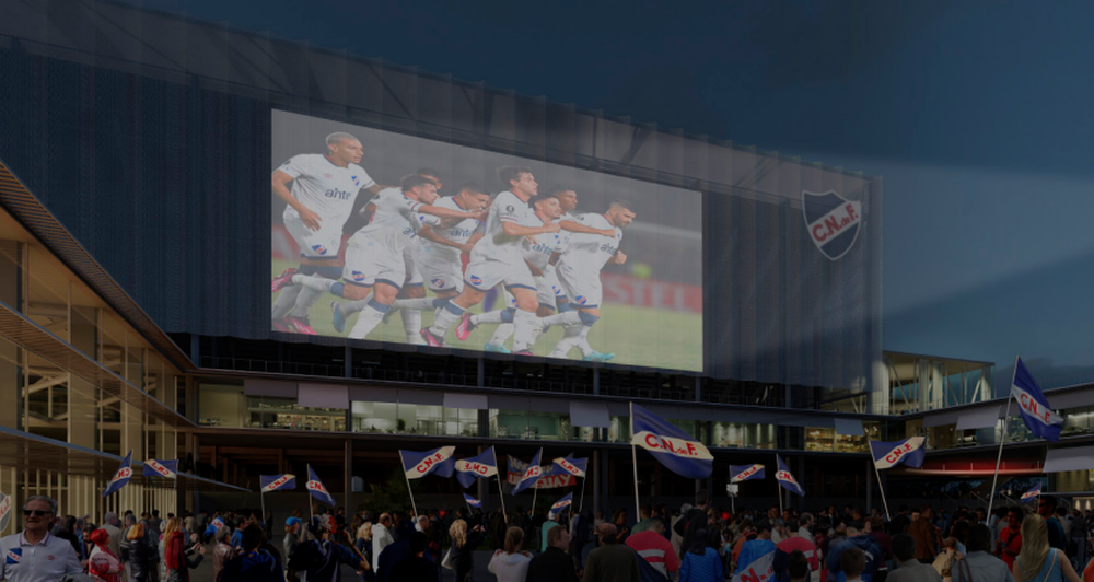 La nueva Plaza del Hincha de Nacional