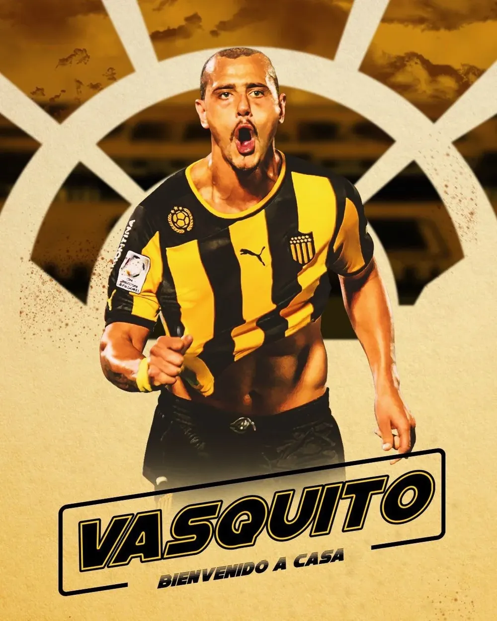 Peñarol le dio la bienvenida a Matías Aguirregaray