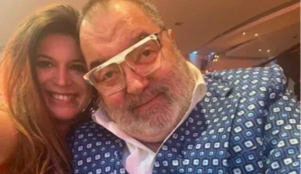 Lanata y su esposa Elba
