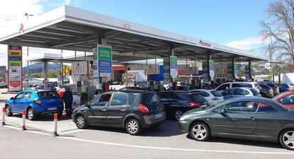 Las estaciones de servicio no pueden dispensar combustible.