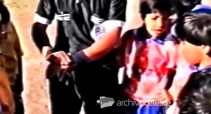 El pequeño Luis Suárez en Urreta