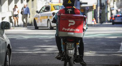Repartidor de PedidosYa. 