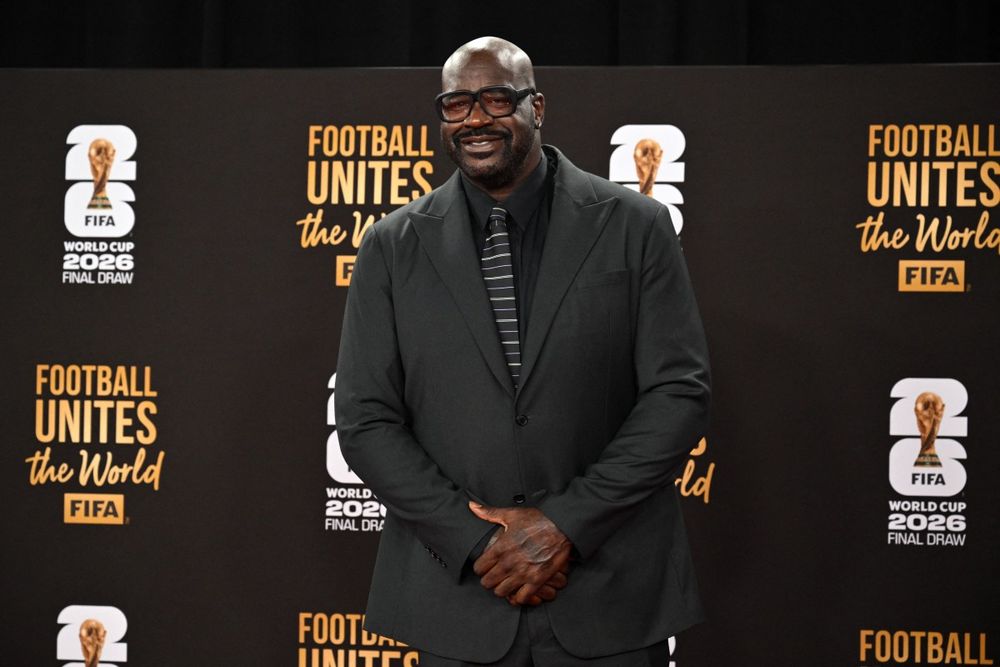 Shaquille O'Neal en la alfombra roja Shaquille O'Neal en la alfombra roja