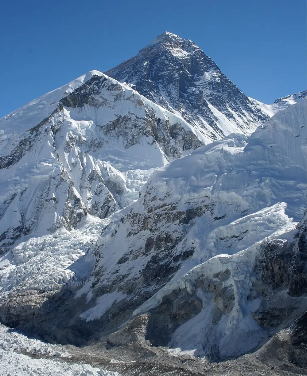 El glaciar del Monte Everest