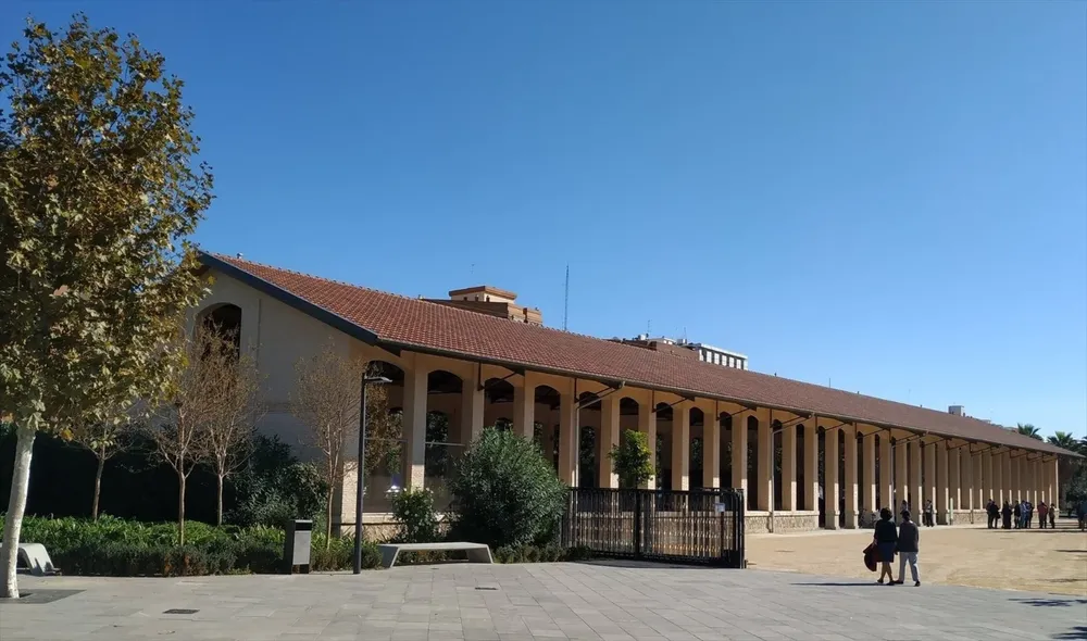 Imagen del muelle 3 del Parque Central de València cedido por el Ayuntamiento de València al IVAM para la subsede del museo.