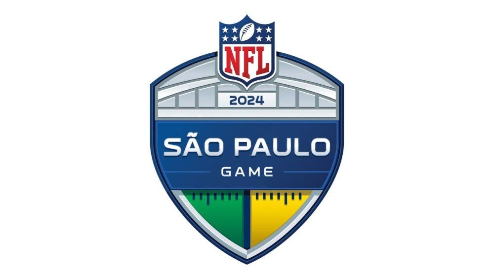 El logo del partido de la NFL en Brasil