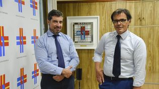 Alfredo Torres y Fernando García, gerente general y presidente de la Asociación Española