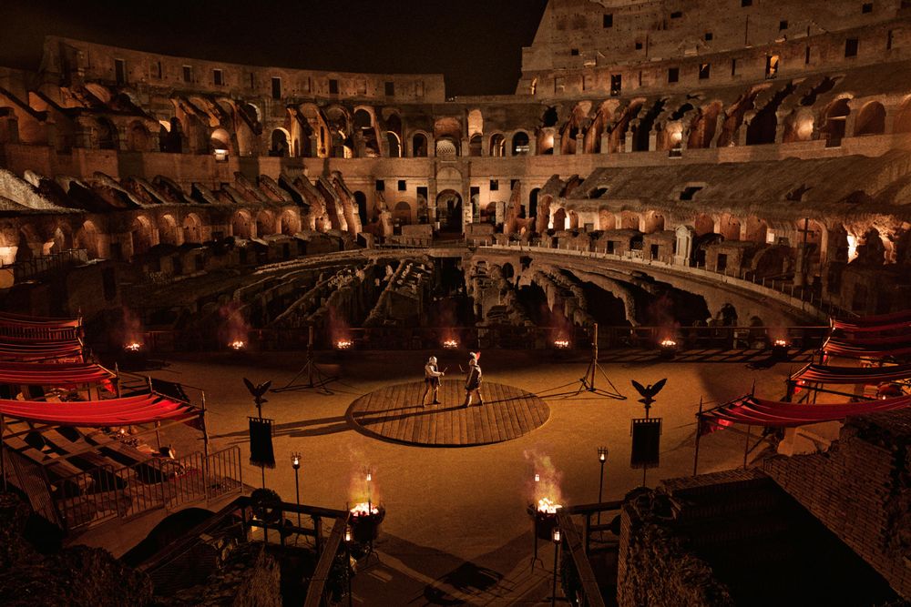 El Coliseo de Roma busca revivir los combates de gladiadores.