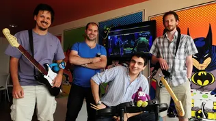 Ignacio Parietti, Rodrigo Alem Fernández, Gabriel Camargo y Alen Chimanoski