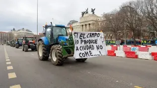 Otra vez los tractores, colapsarán Madrid en la mañana del domingo.