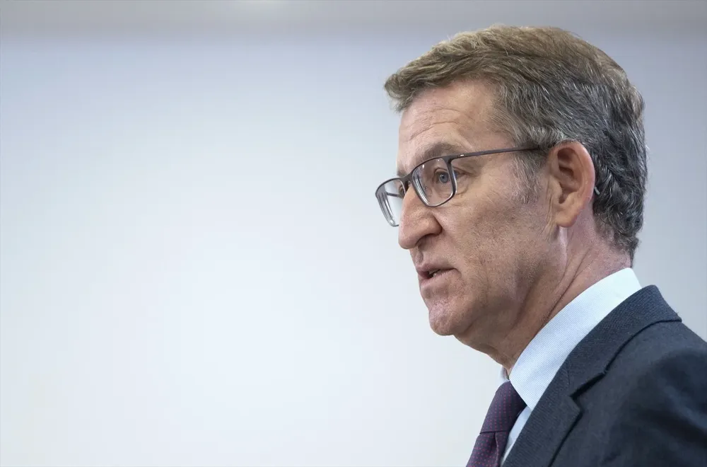 El líder del PP, Alberto Núñez Feijóo.