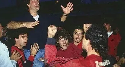 Marcelo Bielsa campeón con Newells en 1991