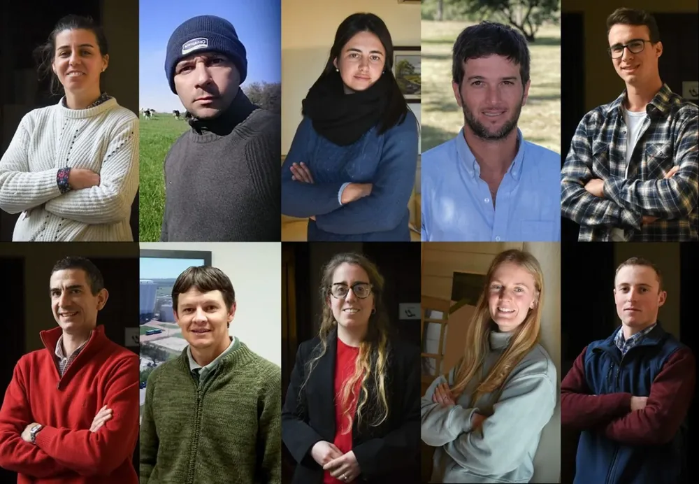 Jóvenes que integran las Cooperativas Agrarias Federadas.