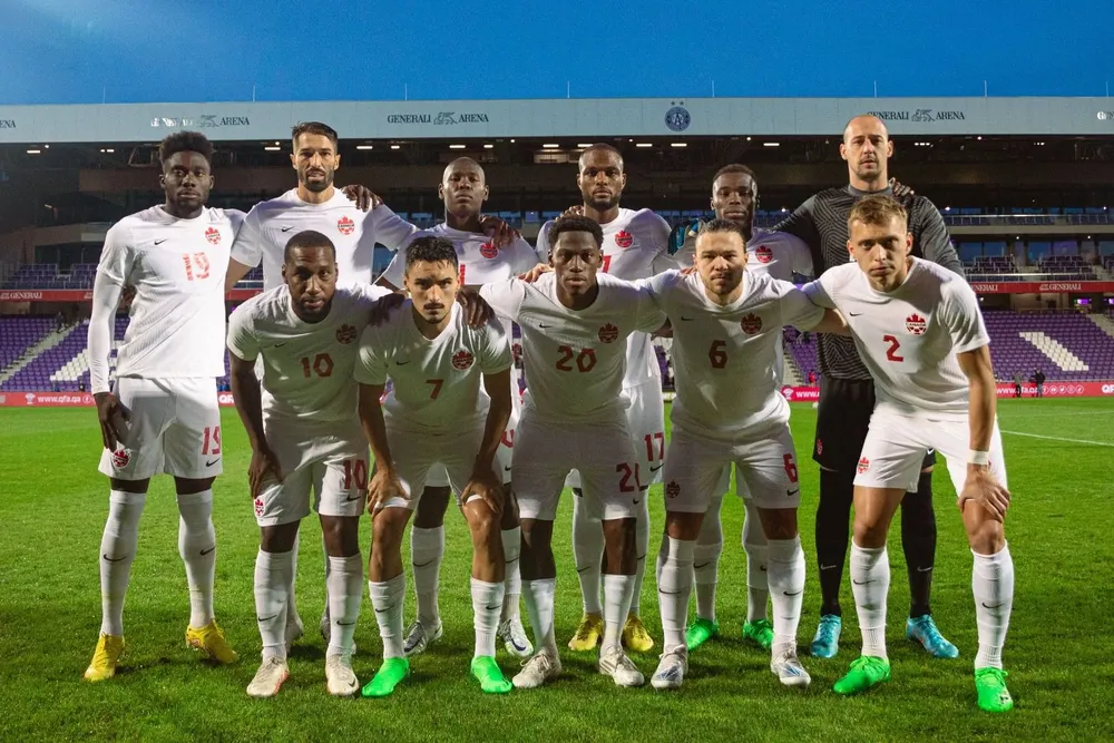El equipo de Canadá que el pasado viernes venció 2-0 a Qatar