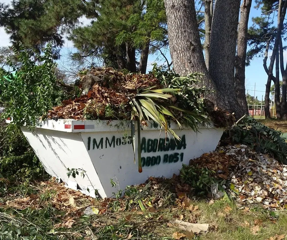 Volquetas en Carrasco dispuestas por la IMM para descomprimir a los contenedores acabaron en basurales