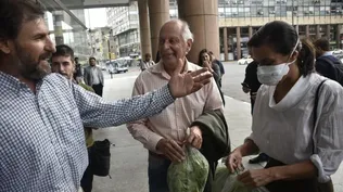 César Vega, Gustavo Salle y Patricia Wolf