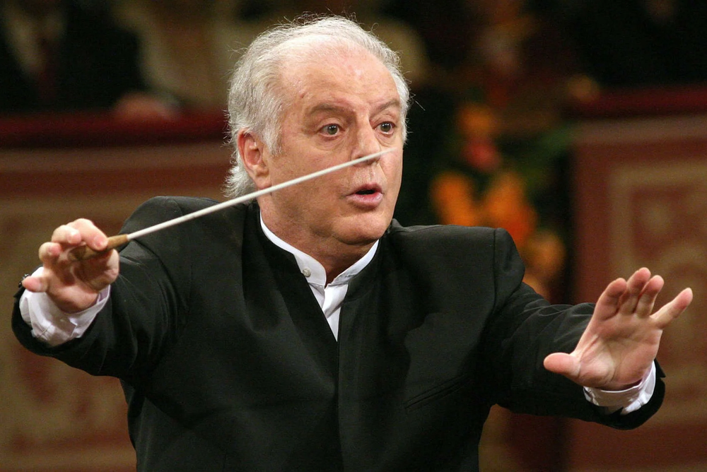 El presitigioso director de orquesta Daniel Barenboim.
