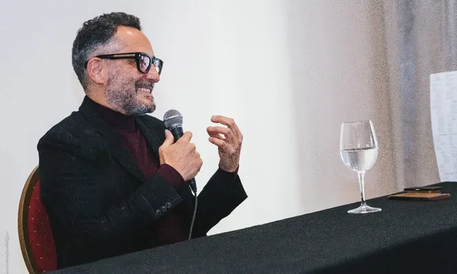 Drexler en la presentación de Tinta y Tiempo