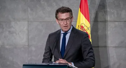El líder del PP, Alberto Núñez Feijóo.