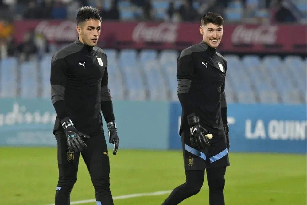 Israel y Mele en el calentamiento