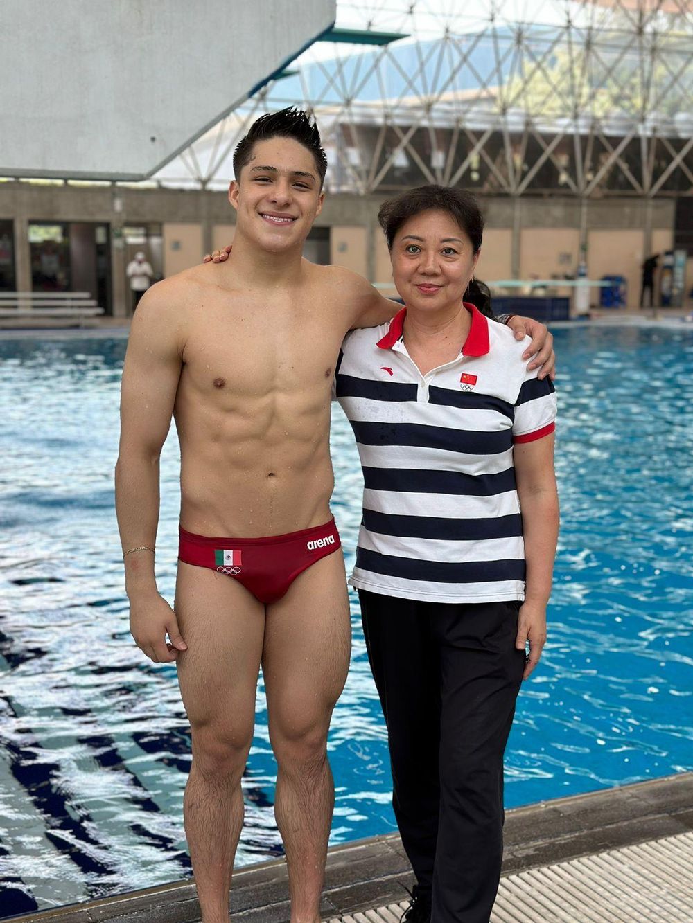 Osmar Olvera, medallista olimpico, es el alumno más sobresaliente de las últimas generaciones de Ma Jin.