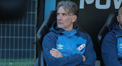 Daniel Carreño en el clásico entre Peñarol y Nacional
