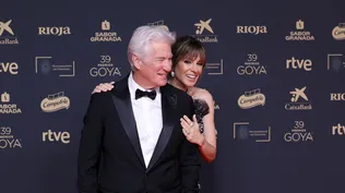 Richard Gere y Alejandra Silva.  Richard Gere y Alejandra Silva.
