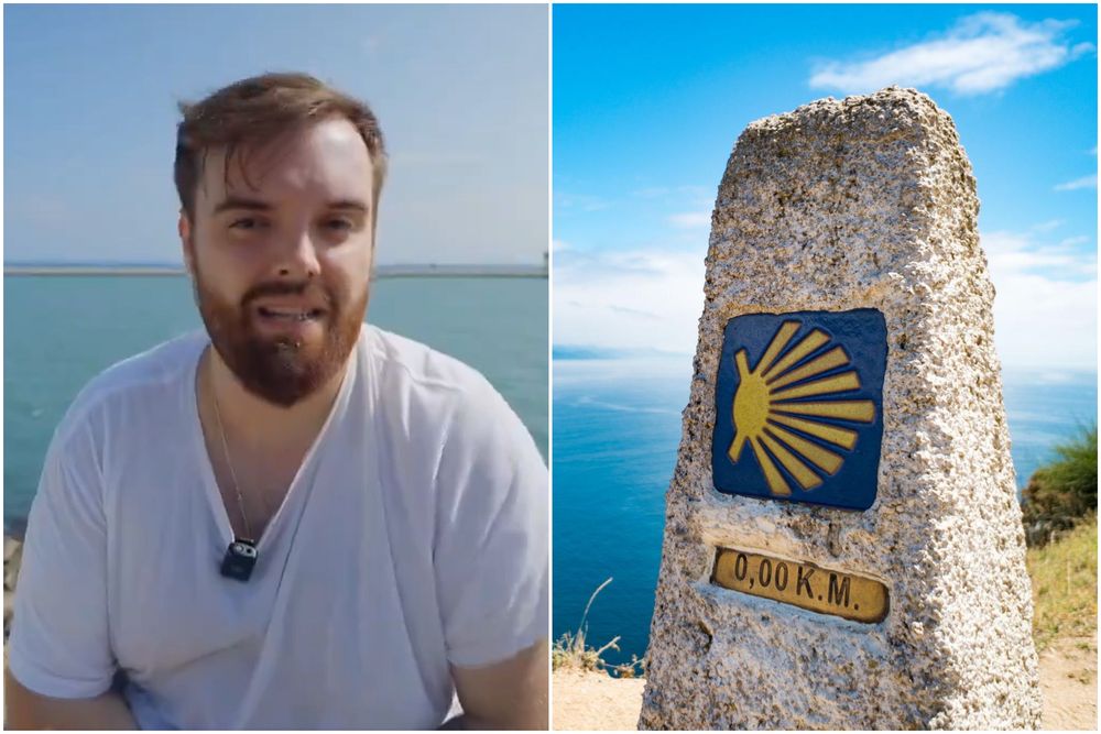 Ibai Llanos emprende su propio camino de Santiago.