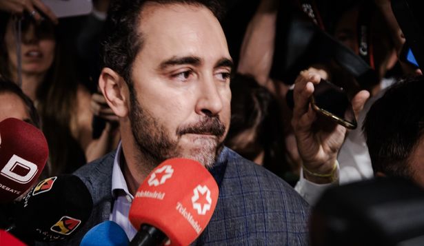 El empresario Víctor de Aldama asiste a la comparecencia de la exmilitante socialista Leire Díez.&nbsp;