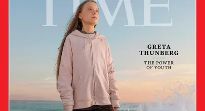 la activista adolescente greta thunberg, personalidad del ano de la revista time