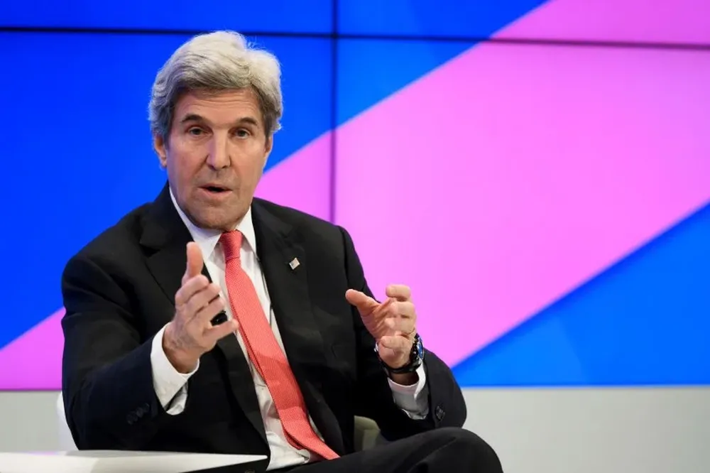 John Kerry en una conferencia en enero de este año