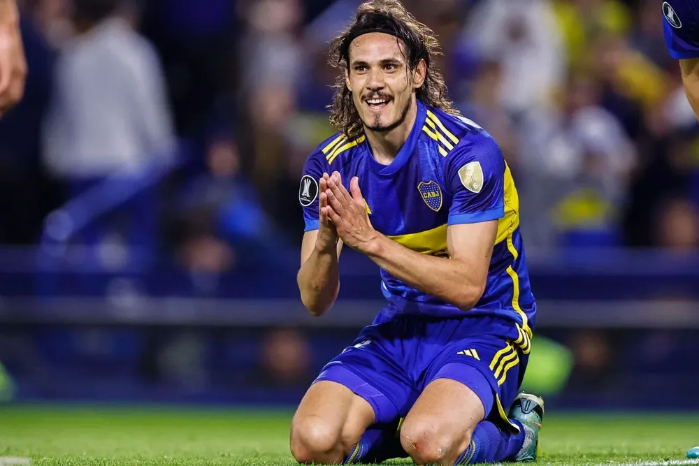 Cavani llegó hace algunos meses a Boca Juniors