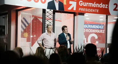 Gurméndez junto con Rodríguez.