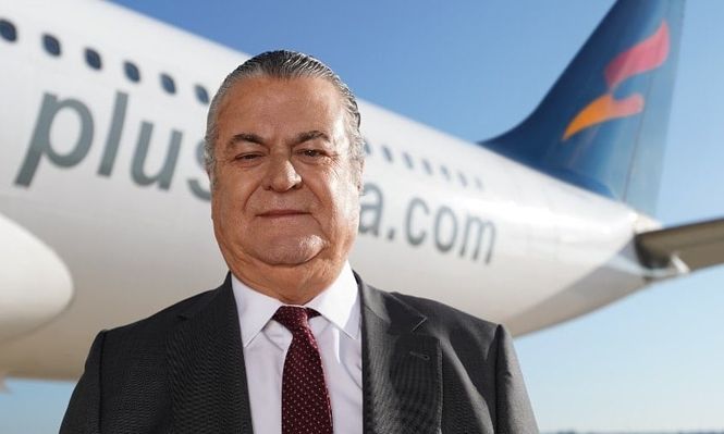 El presidente de la aerolínea Plus Ultra, Julio Martínez. 
