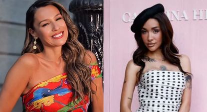 Pampita y María Becerra, estrellas argentinas en la pasarela de Carolina Herrera.