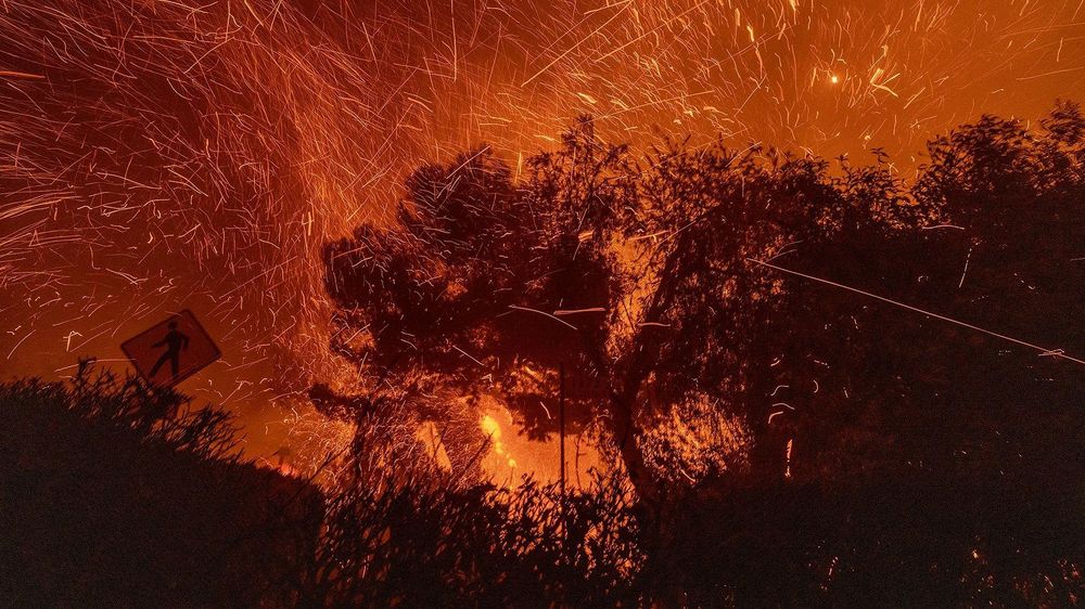 Las brasas, o tizones, son transportadas por vientos fuertes y pueden ayudar a que un incendio salte de un lugar a otro.