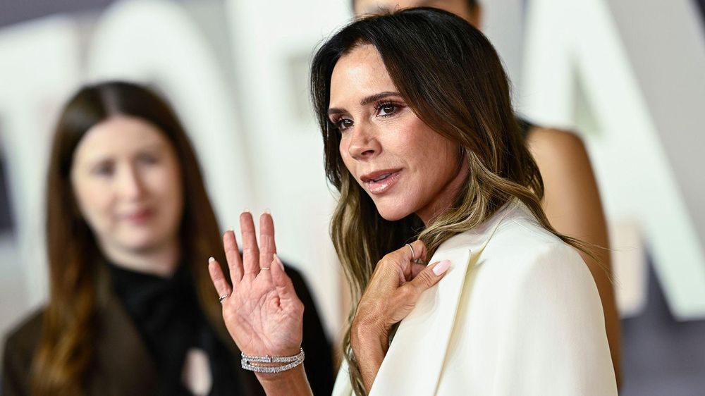 Victoria Beckham en el estreno mundial en Londres de su nuevo documental de Netflix.