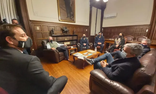 Ruglio y Decurnex en el Ministerio del Interior