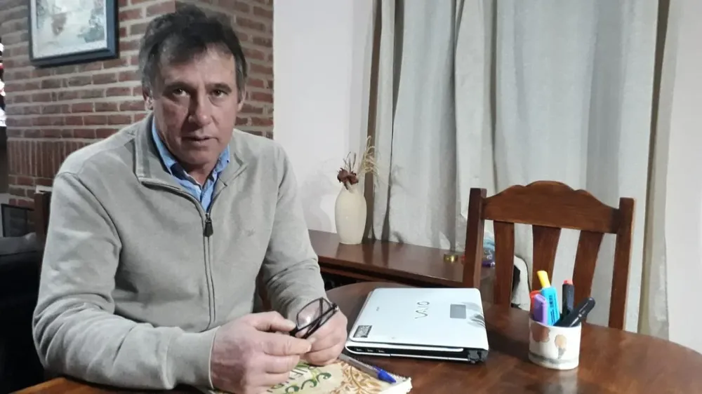Gerardo De Souza, presidente de la gremial de productores de leche de Paysandú.