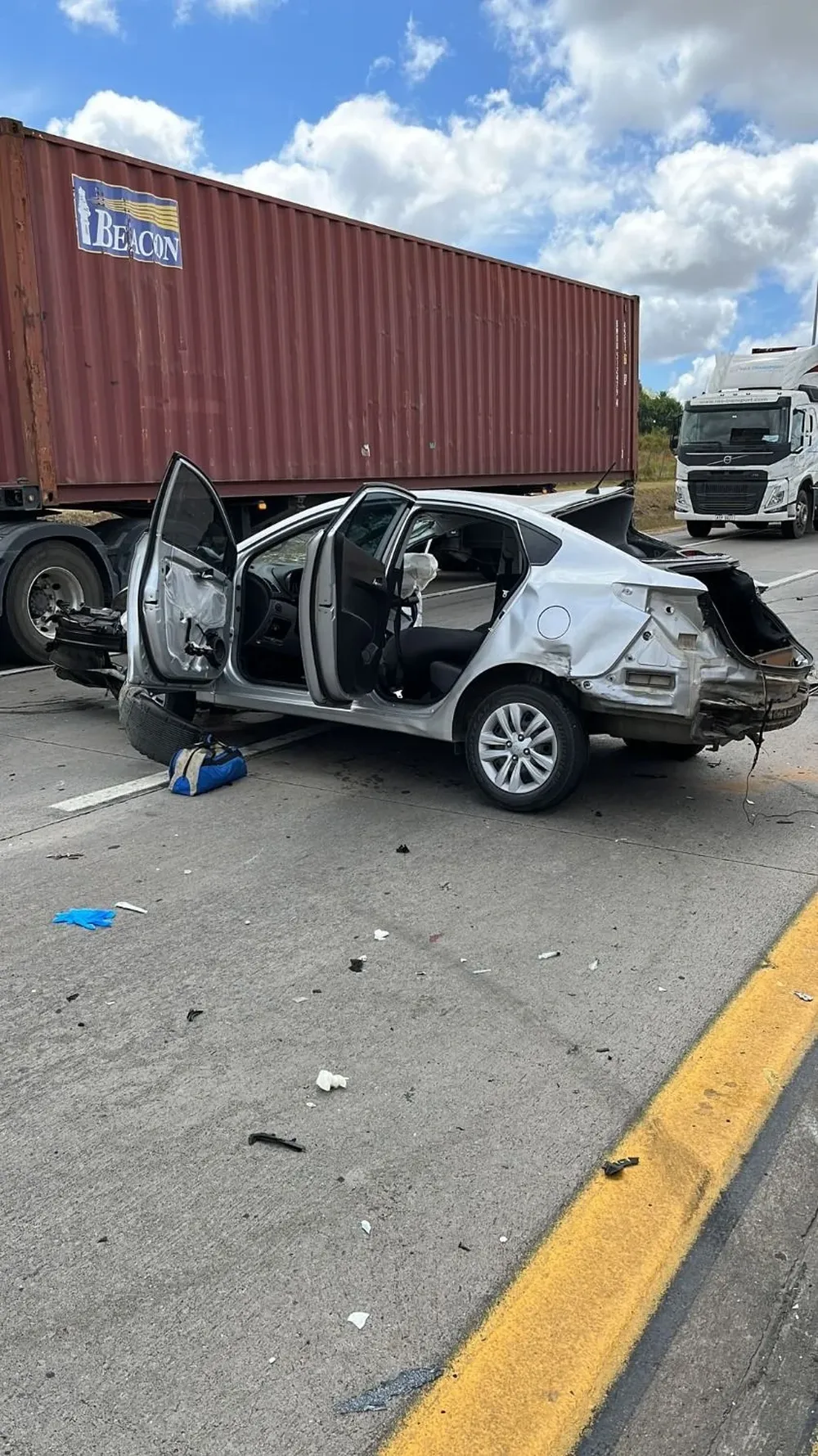 El accidente se dio en Ruta 102