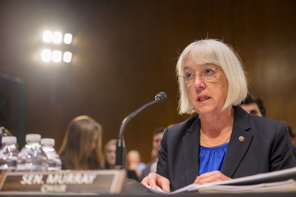 Senadora Patty Murray, impulsora de la Ley de Equidad Digital.