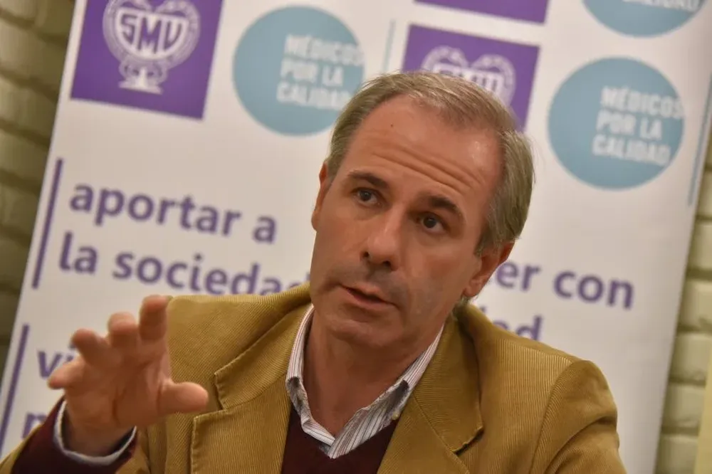 Gustavo Grecco, presidente del Sindicato Médico