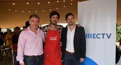 Eduardo Marguery, Luciano Luchetti (Laucha) y Gonzalo Urrutia